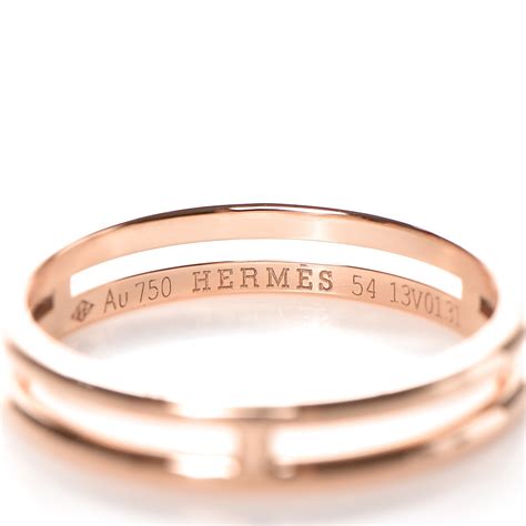 hermes wedding band rose gold